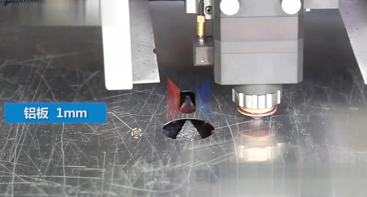 領秀激光LXF1530光纖激光切割機切割鋁1mm